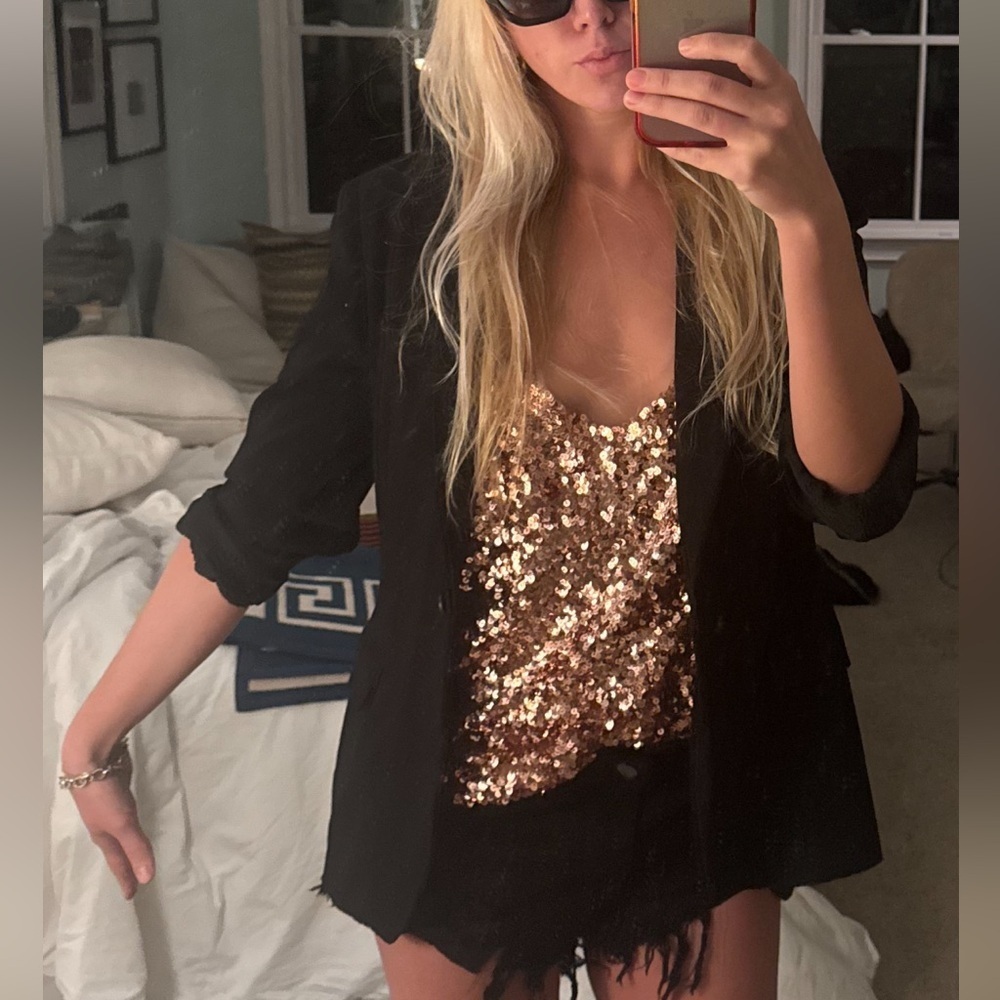 Ermanno Scervino gold sequin tank - Picture 4 of 4